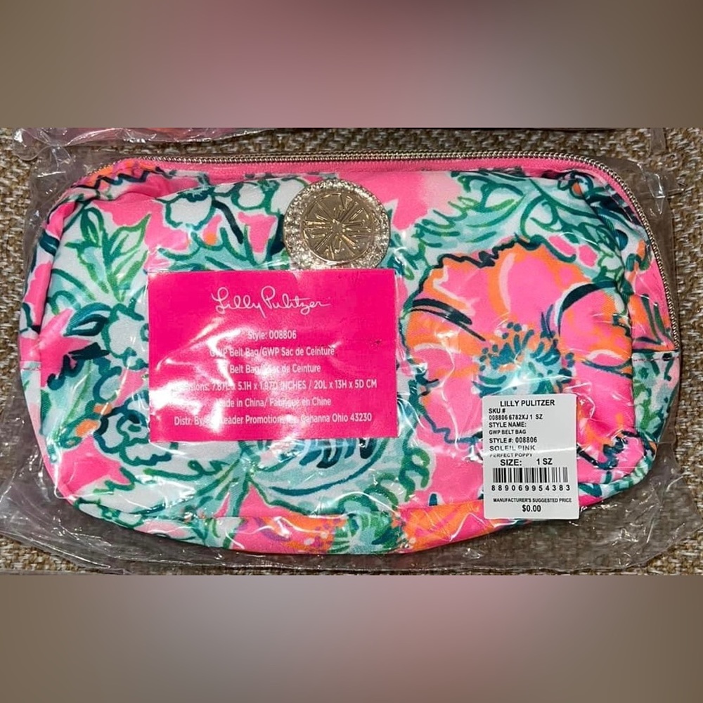 GWP belt bag
New in Package
Soleil Pink Perfect Poppy